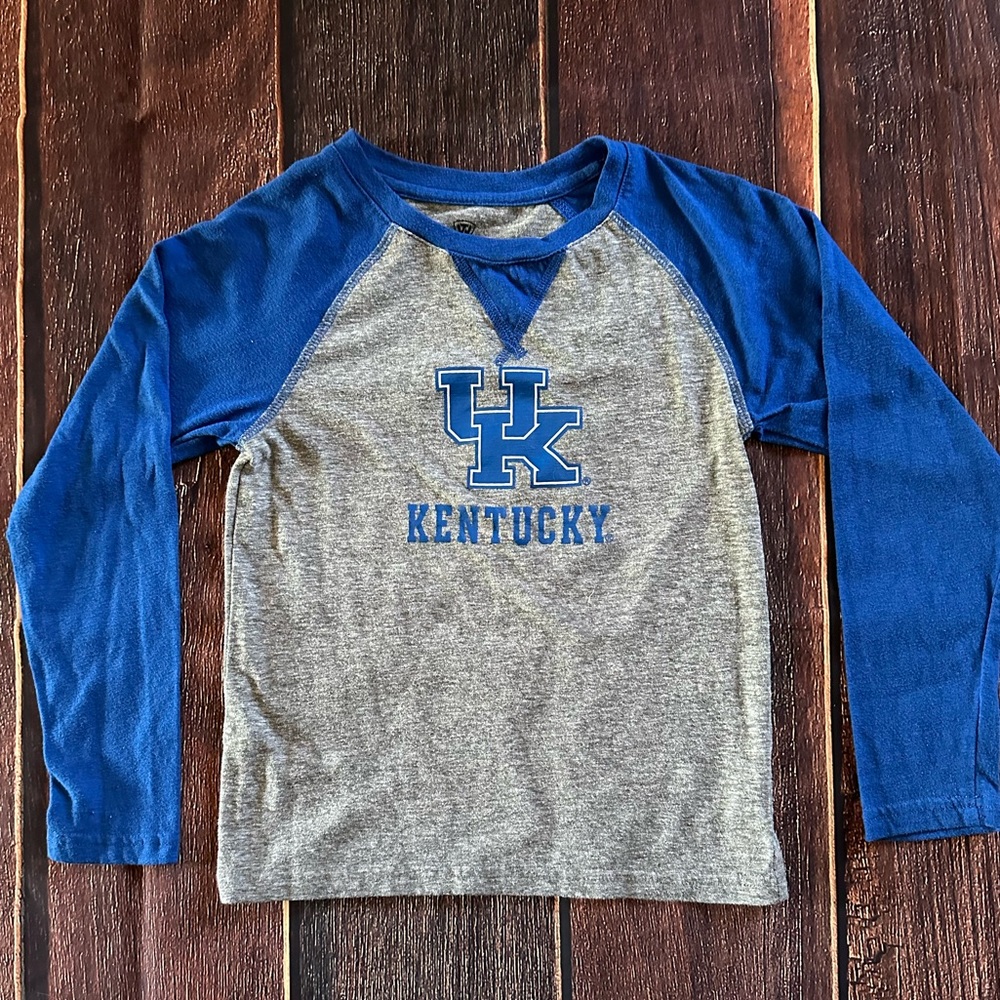 Top of the World University of Kentucky Boys Long Sleeve Tee Size 4